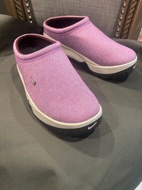 Nike Lavender-Pink Slip-On Clog with White Midsole Nike acg Rufus size 7.5